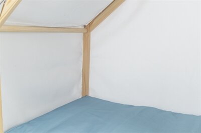 Trixie Hondenmand Tent Lias Hout Zand / Blauw 88X61X89 CM