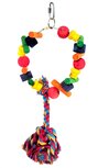 HAPPY PET SPEELGOED PAPEGAAI CARTWHEEL ASSORTI 28X15X8 CM HAPPY PET SPEELGOED PAPEGAAI CARTWHEEL ASSORTI 28X15X8 CM