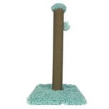 Foeiii Krabpaal Pluche Lichtblauw 39X39X80 CM Foeiii Krabpaal Pluche Lichtblauw 39X39X80 CM