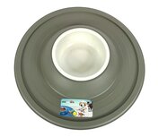Happy Pet Mad About Pets Voerbak / Drinkbak Volcano Mokka 39X39X6 CM 600 ML Happy Pet Mad About Pets Voerbak / Drinkbak Volcano Mokka 39X39X6 CM 600 ML
